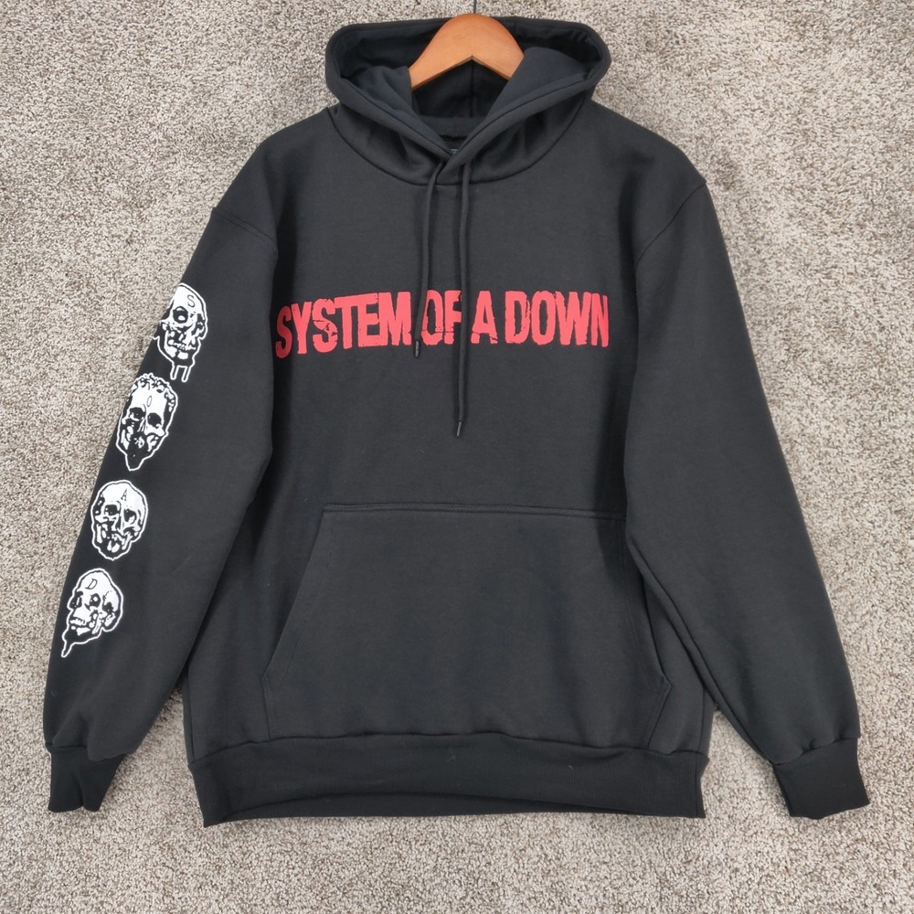 System Of A Down South America Wake Up Tour Concert Hoodie 2025 Rock Skulls